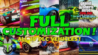 ALL 10 NEW LOS SANTOS TUNERS DLC VEHICLE CUSTOMIZATION GTA Online [upl. by Mihalco447]