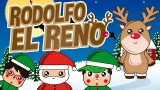 El Reno Rodolfo  Canción popular navideña  Villancico para niñas y niños [upl. by Nel831]