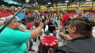 Wabanaki Confederacy singers contest song  Halifax powwow 2022 [upl. by Aicilif]