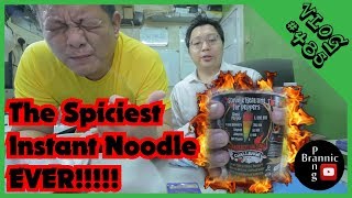 Ghost Pepper Instant Noodle  The Spiciest Instant Noodle in the World by MaMee [upl. by Nove]