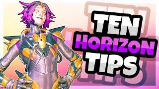 10 HORIZON TIPS to QUICKLY IMPROVE in Apex Legends  Apex Legends Horizon Tips [upl. by Halihs707]