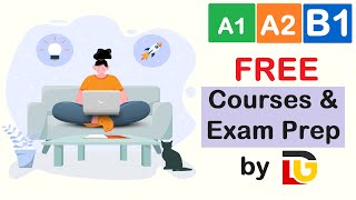 Full German Courses amp Exam Prep Videos  Desi Learn German  A1A2B1 [upl. by Kiehl]