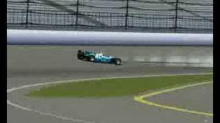 Jacques Villeneuve crash at Indy [upl. by Poler219]