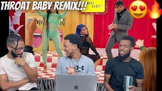 FIRE BRS Kash  Throat Baby Remix feat DaBaby and City Girls Official Music Video Reaction [upl. by Lucila598]