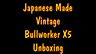 Vintage JapaneseMade Bullworker X5 Unboxing [upl. by Aieken]