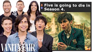 The Umbrella Academy Cast Break Down Season 4 Fan Theories  Vanity Fair [upl. by Ahsil]