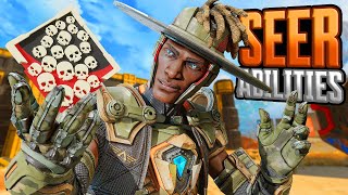 SEER in Season 21 Abilities 25 KILLS and 5800 Damage Apex Legends Gameplay [upl. by Prisca183]