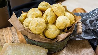 Curtis Stones Gougeres with Comte Filling  Home amp Family [upl. by Nohpets772]