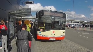 Gdańsk Airport Bus to Gdańsk City Centre [upl. by O'Grady]