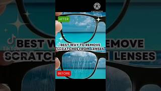 Best Way to Remove Scratches from Eyeglasses and Sunglasses Lenses Using Venigershorts [upl. by Nerrat876]