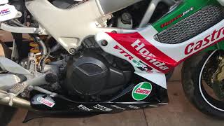 Honda Vtr 1000 Firestorm Castrol 1 walk around [upl. by Anon]