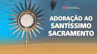 Adoração ao Santíssimo Sacramento ao vivo 24h com Jesus Eucarístico em seu lar [upl. by Yael186]