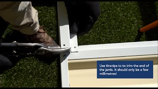 How to Trim Channels and Jambs to Fit into Openings [upl. by Shaner422]