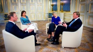 Interview Prins van Oranje en Prinses Máxima 2013 [upl. by Retnyw252]