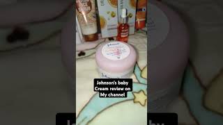 Johnsons baby cream reviewdryskin johnsonsbaby youtubeshorts1millionviews [upl. by Etac]