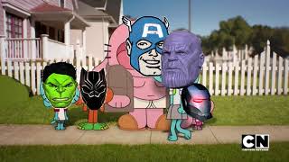 Avengers Infinity Wars Ending Potrayed By Gumball [upl. by Goldberg743]