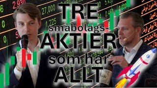 Tre småbolagsaktier som har allt [upl. by Suiratnauq]