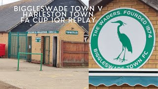 Biggleswade Town v Harleston Town FA Cup 1st Qualifying round replay facupreplay [upl. by Lakin]