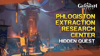 Phlogiston Extraction Research Center Puzzle Guide  Hidden Quest  Genshin Impact [upl. by Sisile]