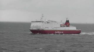 MS Bergensfjord auf der Nordsee [upl. by Warrick]