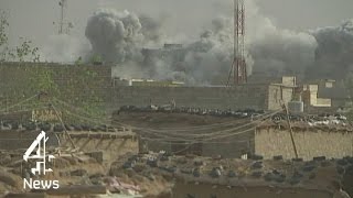 Watch the moment British missiles hit in Iraq  Channel 4 News [upl. by Adranoel]