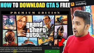 HOW TO DOWNLOAD GTA 5 FOR PC FREE  GTA V DOWNLOAD TECHNO GAMERZ [upl. by Trace]