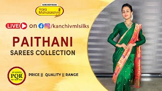 Paithani Sarees Collection WhatsApp Number 89 0001 0002  Kancheepuram Varamahalakshmi Silks Sarees [upl. by Spielman]