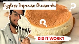 We made Eggless Japanese Cheesecake for the first time Did it work Bake With Shivesh Vlogs [upl. by Merta]