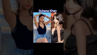 Suhana Khan Amazing Transformation 🥰🤩 suhanakhan shahrukhan bollywood [upl. by Bettye]