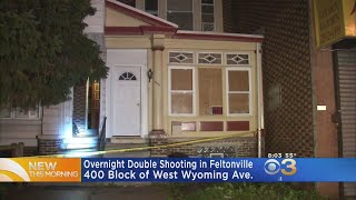 Philadelphia Police Investigate Double Shooting In Feltonville [upl. by Dawn294]