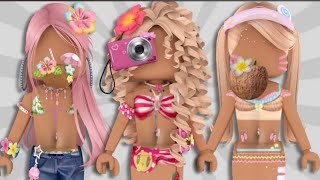 SUMMER Y2K roblox outfits w codes amp links  Coziivibes0 ♡ [upl. by Skricki]