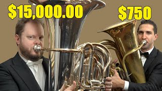 Can You Hear The Difference Between Expensive And Cheap Tubas [upl. by Yllen598]