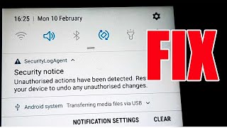 How to remove security notice unauthorized actions have been detected [upl. by Lefkowitz626]