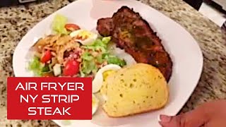 Juicy New York Strip Steak  Air Fryer [upl. by Cohlette]