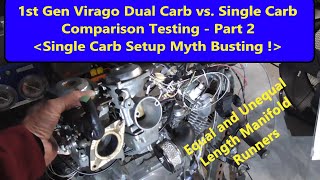 Single Carb Conversion Testing  Part 2 Single Carb setup with Stock Jetslets bust some Myths [upl. by Yelsek]