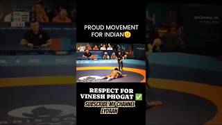 proud to be india 🇮🇳 ❤️  Vinesh Phogat Disqualified Olympic final youtube Olympic eydaan viral [upl. by Primaveras]