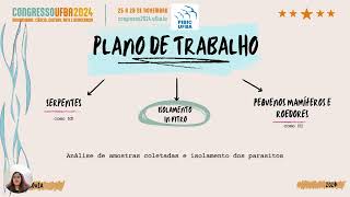 Isolamento in vitro de Sarcocystis spp de serpentes e mamíferos [upl. by Kroy514]