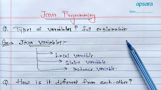 Local Static and Instance variables in Java  Learn Coding [upl. by Nolra]