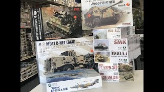 New Kits from Meng Takom Ryefield and Amusing Hobby models complete look inside [upl. by Sclater374]