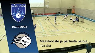 T21 SM Nibacos  SB Vantaa 19102024 maalikooste [upl. by Aehc]