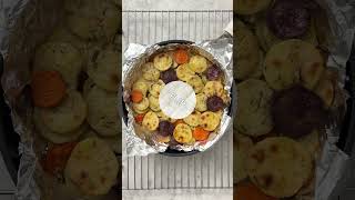 Sweet Sweetpotato Pommes Anna shorts potatoepie recipe pommesanna sidedish [upl. by Holbrook294]