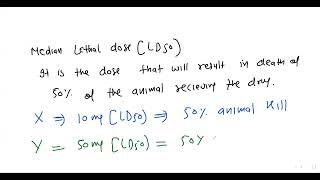 MEDIAN LETHAL DOSE LD50 in Quantal DRC [upl. by Ainomar]