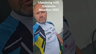 Löpträning inför Stockholm Marathon 2025 [upl. by Amar]