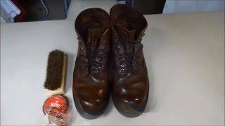 Simple and Easy Boot Polishing [upl. by Arrehs]