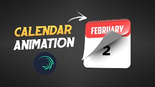 Calendar Animation Tutorial [upl. by Laen]