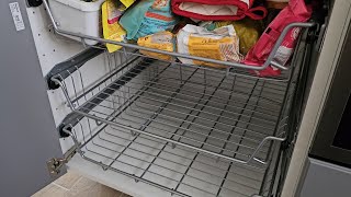 Assembling IKEA products  UTRUSTA  Wire basket drawer [upl. by Sutsuj]