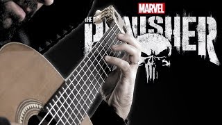 THE PUNISHER Main Theme  Classical Guitar Cover BeyondTheGuitar [upl. by Asalocin]