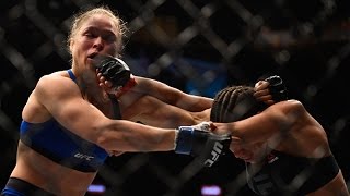 Rousey vs Nunes Rousey Knocked Out BADLY in Return [upl. by Neenad]