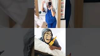 Did you guys see it 👀 🤪😱👁👄👁 duet funny edit halloween cosplay comedy magiciangirl [upl. by Jannery]