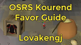 OSRS  Lovakengj Favor Guide [upl. by Olin]